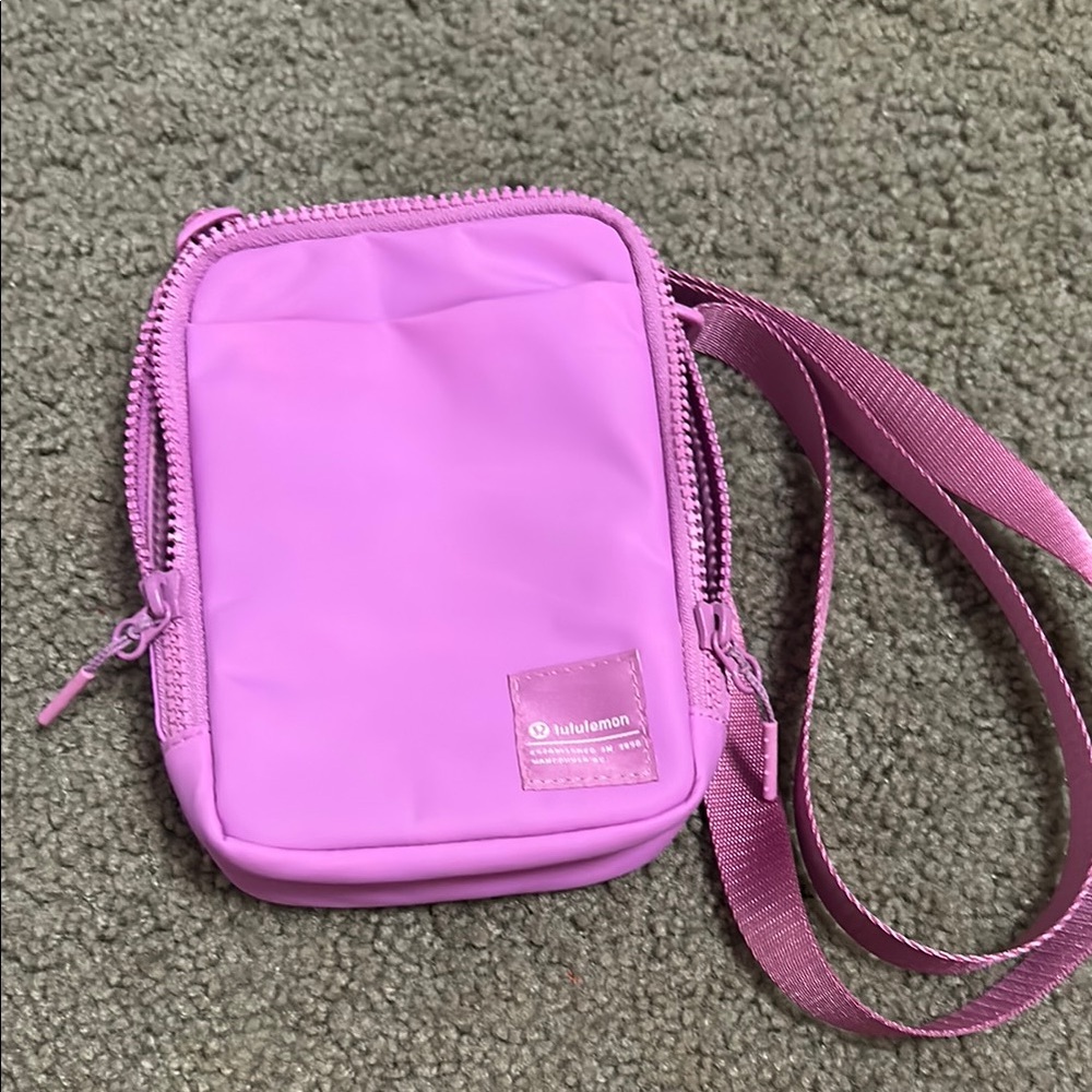 Lululemon Athletica Pink Sporty Crossbody Bag